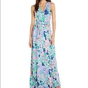 NWT. Lilly Pulitzer Delphina Maxi Wrap L